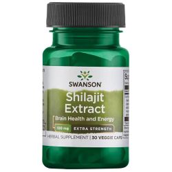 Swanson Shilajit Extract 100mg Capsules 30