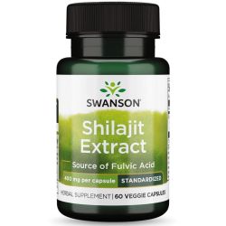 Swanson Shilajit Extract 400mg Capsules 60