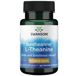 Swanson Suntheanine L-Theanine 100mg Capsules 60