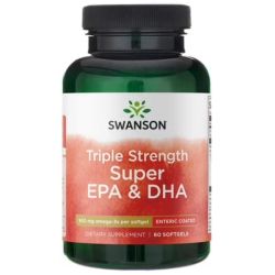 Swanson Triple Strength Super EPA & DHA 900mg Softgels 60