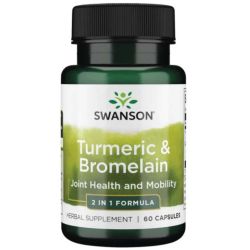 Swanson Turmeric & Bromelain Capsules 60