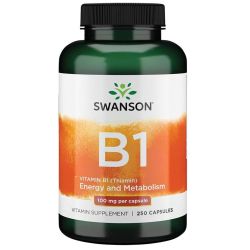 Swanson Vitamin B1 (Thiamin) 100mg Capsules 250