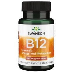 Swanson Vitamin B12 500mcg Capsules 100