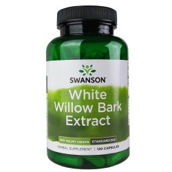 Swanson White Willow Bark Extract 500mg Capsules 120