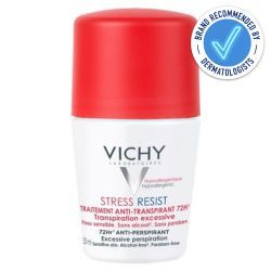 Vichy Deodorant 72hr Stress Resist Anti-Perspirant 50ml recommended by dermatologists