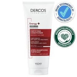 Vichy Dercos Energising Fortifying Conditioner 200ml recommended by dermatologists