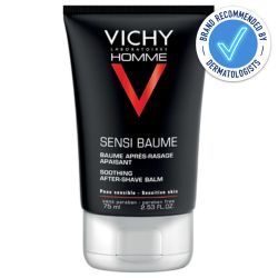 Vichy Homme Mens Soothing After-Shave Balm Sensitive Skin 75ml