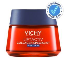 Vichy Liftactiv Specialist Collagen Night Cream 50ml recommended by dermatologists