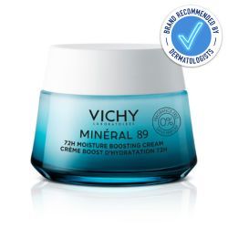 Vichy Mineral 89 72hr Moisture Boosting Cream 50ml recommended by dermatologists