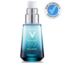 Vichy Mineral 89 Hyaluronic Acid Eye Fortifier 15ml recommended by dermatologists