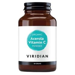 Viridian 100% Organic Acerola-Vit C Powder 50g