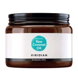  Viridian 100% Organic Raw Coconut Oil 25ml