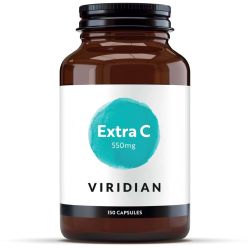 Viridian Extra C 550mg Veg Caps 150