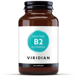 Viridian HIGH TWO Vitamin B2 with B-Complex Veg Caps 30