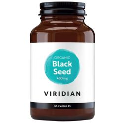 Viridian Organic Black Seed 450mg Veg Caps 90