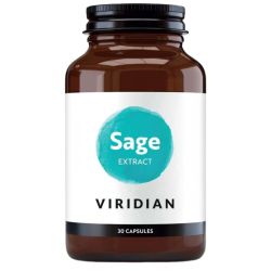 Viridian Sage Leaf Extract 600mg Veg Caps 30