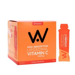 Well Actually Vitamin C 1000mg Liposomal Orange Twist Sachets 30