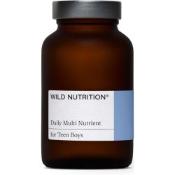 Wild Nutrition Bespoke Teenboy Food-Grown Daily Multi Nutrient Vegicaps 60