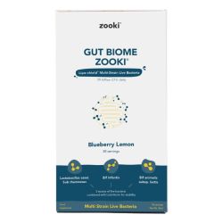 Zooki Gut Microbiome Blueberry Lemon Syringe 30 servings