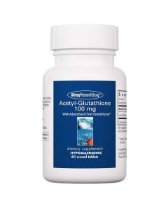 Allergy Research Group Acetyl-Glutathione 100mg Tablets 60