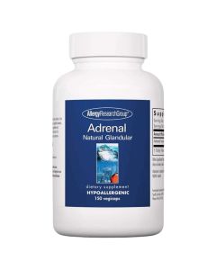 Allergy Research Group Adrenal Natural Glandular 100mg Capsules 150