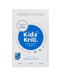  Cleanmarine Krill Oil for Kids 200mg Gelcaps 60 