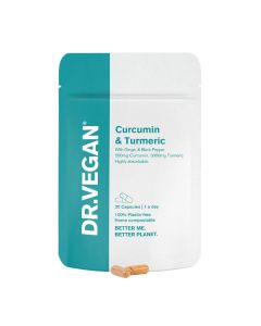 Dr Vegan Curcumin 200mg & Turmeric 3300mg Capsules 30