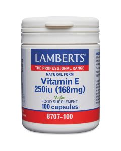 Lamberts Vitamin E 250iu Capsules 100