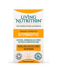 Living Nutrition Organic Fermented Symbiotic Capsules 60