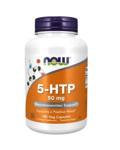 NOW Foods 5-HTP 50mg Capsules 180