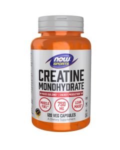 NOW Foods Creatine Monohydrate 750mg Capsules 120