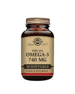 Solgar Fish Gel Omega-3 740mg Softgels 50