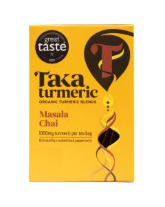 Taka Turmeric Organic Masala Chai Turmeric Tea Bags 60