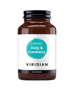  Viridian Synerbio Daily Plus Cranberry Veg Caps 30