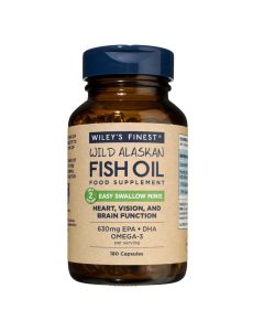 Wiley's Finest Easy Swallow Minis 630mg EPA & DHA Capsules 180