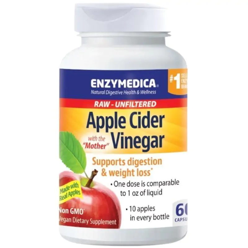 Enzymedica Apple Cider Vinegar Caps 60 Landys Chemist