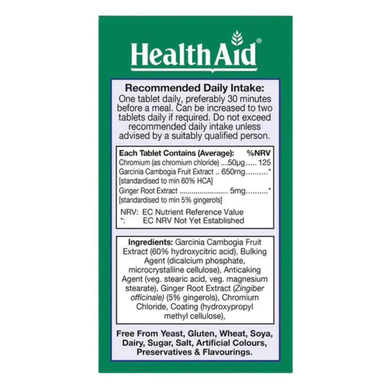 HealthAid Garcia Slim Tablets 60 Landys Chemist