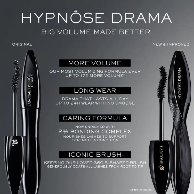 New Lancome Hypnose Drama deals Excessive Black Mascara