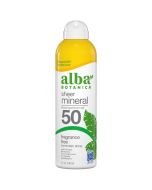 Alba Botanica Sheer Mineral Fragrance Free Sunscreen Spray SPF50 148ml