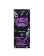 Apivita Face Scrub Bilberry for Brightening 2x8ml