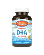 Carlson Labs Kid's Chewable DHA 100mg Orange Softgels 120