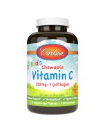 Carlson Labs Kid's Chewable Vitamin C 250mg Natural Tangerine Tablets 120