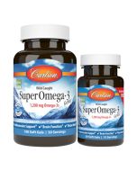 Carlson Labs Norwegian Super Omega-3 Gems 1200mg Softgels 100 + 30