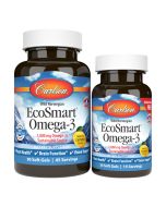 Carlson Labs Smart Omega-3 1000mg Natural Lemon Softgels 90 + 30