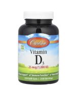 Carlson Labs Vitamin D3 1000iu Softgels 250