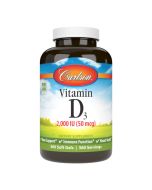 Carlson Labs Vitamin D3 2000iu Softgels 360