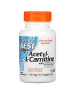 Doctor's Best Acetyl L-Carnitine with Biosint Carnitines 500mg  Vcaps 60