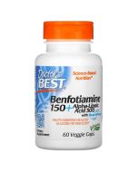 Doctor's Best Benfotiamine 150 + Alpha-Lipoic Acid 300 Vcaps 60