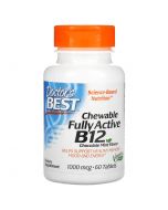 Doctor's Best Chewable Fully Active B12 1000mcg Tabs 60