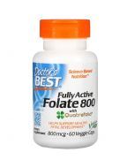 Doctor's Best Fully Active Folate 800 with Quatrefolic 800mcg Vcaps 60